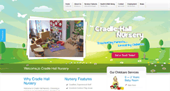 Desktop Screenshot of cradlehallnursery.com